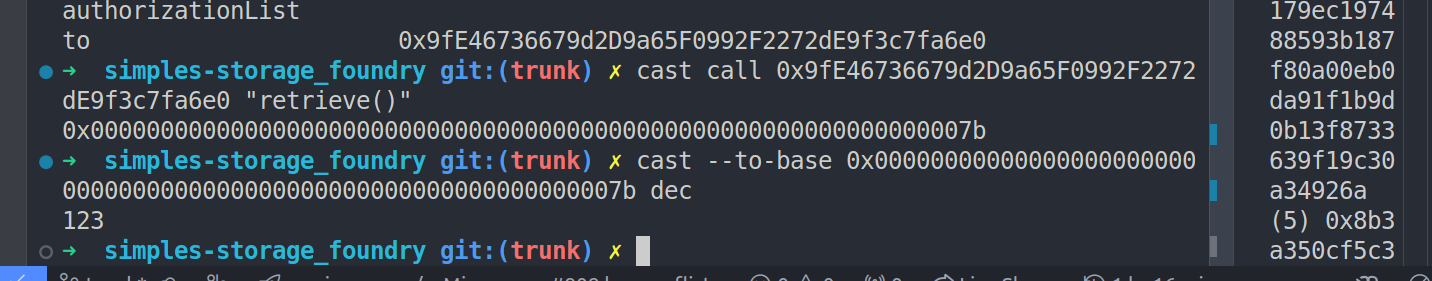 converting the ex to decimal